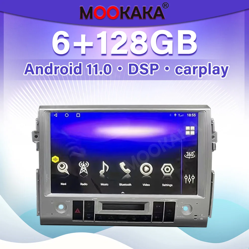 

For Toyota FJ Cruiser 2007-2020 Car Radio GPS Navigation Multimedia Auto Stereo Head Unit Screen Audio Video Player Carplay