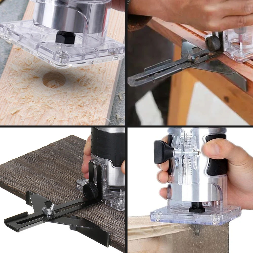 18V Brushless Woodworking Electric Trimmer 5 Speeds Machine Wood Router Engraving Slotting For BL1830 1840 1850 1860 Batteries