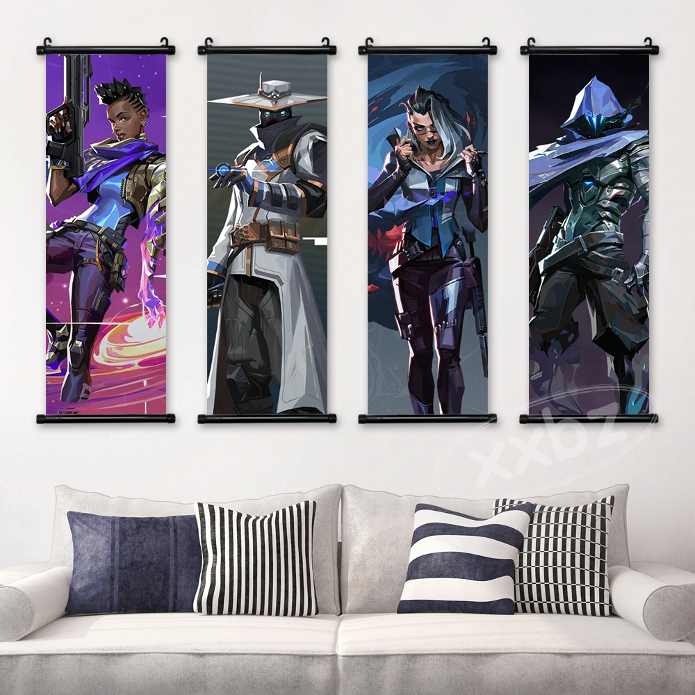 Personagens de jogo valorant raze poster popular jogo online hd impressão  cartaz jogo pintura em tela decoração do quarto - AliExpress