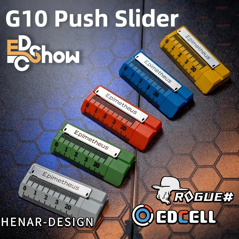 EDCELL & ROGUE EDC G10 룰러 피젯 슬라이더 2026 EDC 쇼 푸..