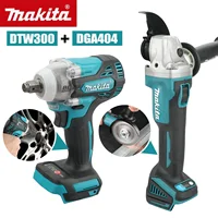 Makita DTW300 + DGA404 Combo : clé à chocs 18 V, 580 Nm (3800 tr/min), meuleuse d'angle 680 W (roue 125 mm) - Kit multi-outils pour les réparations 1