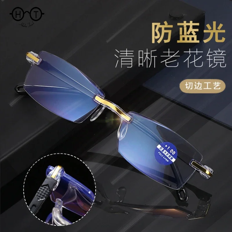 

Smart Glasses with Automatic Adjustment Men Magnifying Glasses Reading Glases Women Anti-blue Light +1.0-+4.0 Eyewear Glasses