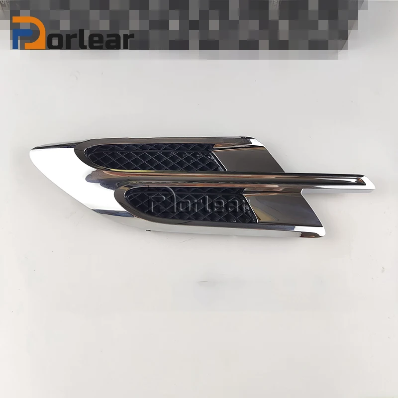 1PCS Front Fender Chrome Air Grill Grille Trim For Bentley Bentayga-36A821273D 36A821274D 36A821273E 36A821274E