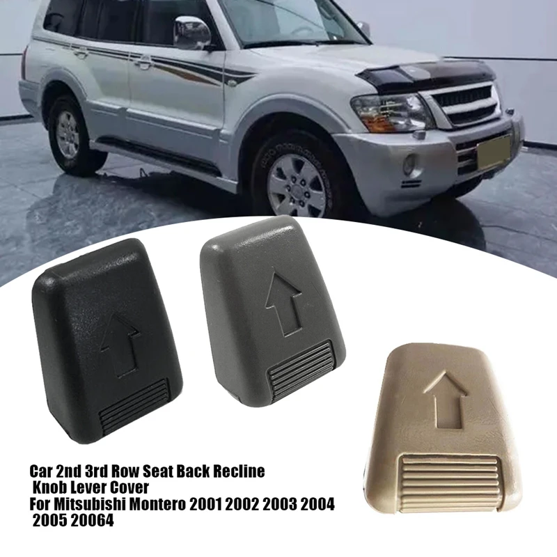 MR610534 For Mitsubishi Montero 2001-2006 Gen3 2Nd 3Rd Row Seat Back Recline Knob Lever MR610533 Button Switch Spare Parts Grey