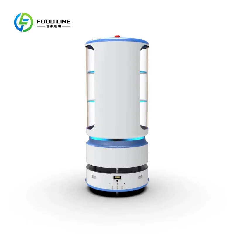 Robot di Servizio AI Personalizzato per Ristoranti con Dialogo Intelligente per Consegna di Cibo/Piatti e Trasferimento Oggetti, Cameriere Completamente Automatico - immagine 6