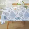 Summer Ocean Sealife Rectangle Waterproof Tablecloth Holiday Party Decor Washable Kitchen Dining Tablecloth Home Decorations 1