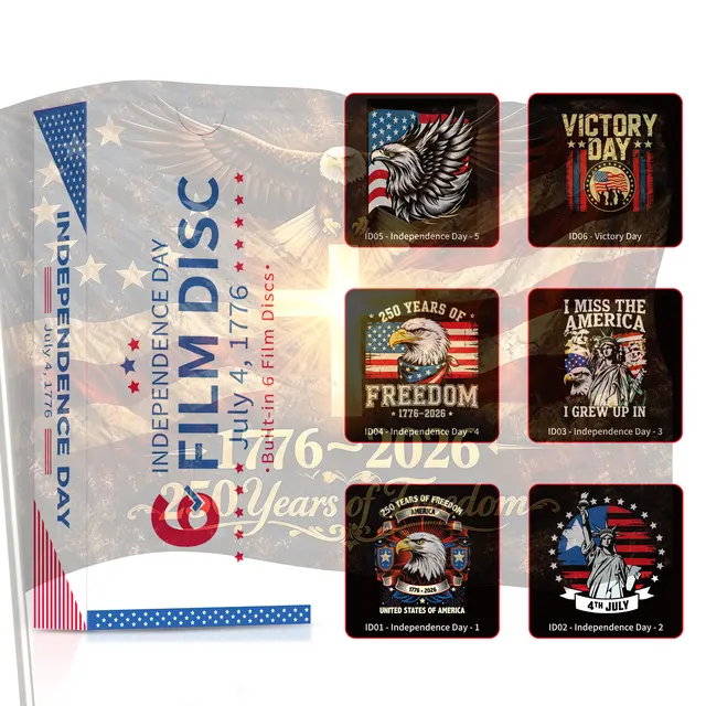 19-in-1 Galaxy Projector Starry Sky Night Light, 360° Rotate Planetarium Lamp with Independence Day Film Discs, LED Star Projector for Bedroom Home Decor, July 4th Patriotic Party Light, Kids Adults Gift, Timed & Adjustable Brightness
