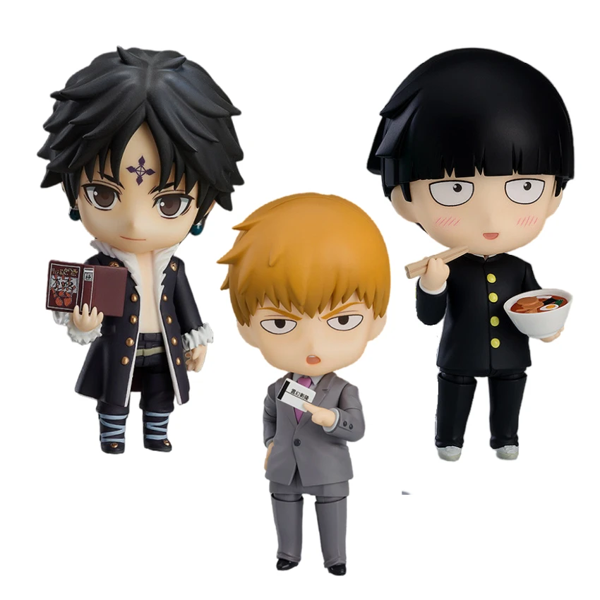 Mob Psycho 100 III 1913 Shigeo Kageyama 1922 Arataka Reigen Action Figure  Face Changeable Toys Collection Model Doll Gift