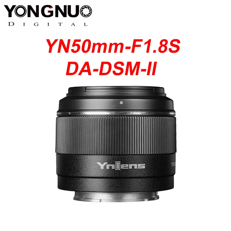 Yongnuo Yn50Mm F1.8S Ii Da Dsm Per Sony Aps-C Apc-C Af/Mf Formato A6400 Micro Single E Mouth Automatic 50Mm 1.8 Lens Con Usb