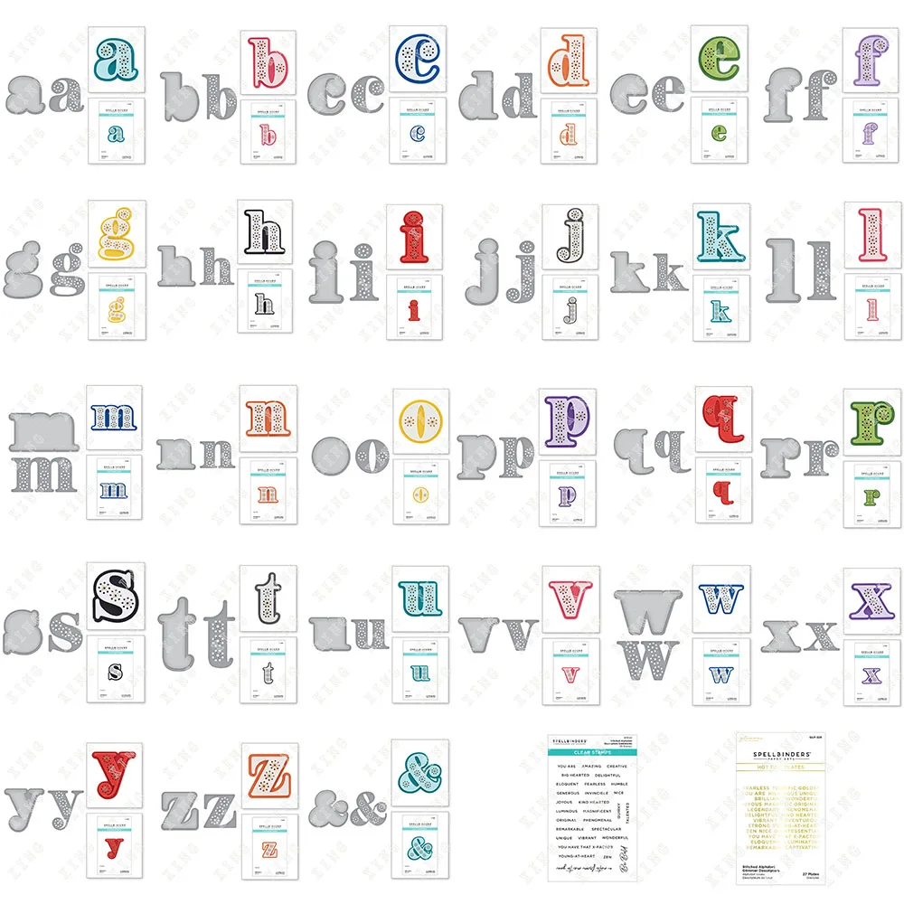 Alphabet Die Cuts Metal Cutting Dies Alphabet Dies Scrapbooking Hot