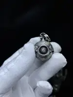 Eye of Horus Eye of God Insight into the plan 925Silver18KGold Titanium Metal EDC Pendant 1