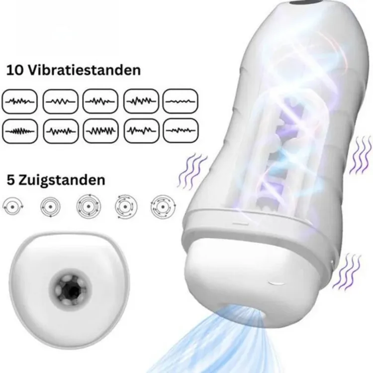 Wearable Male Masturbation Cup With Suction And Vibration Texture_voghion.com