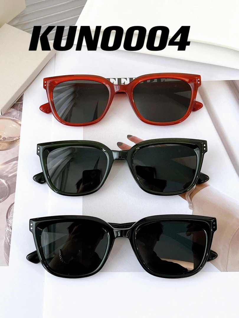 

2023 New GENTLE KUN0004 Summer Beach Diving Shape Sunglasses Korea Brand Design GM Women Men Travel Drive Glasses UV400 Protecti