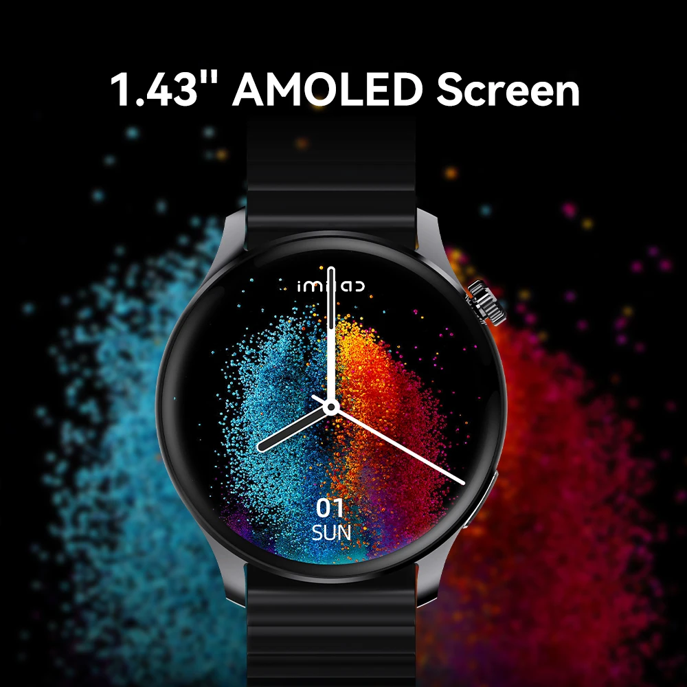 2023 IMILAB W13 Smartwatch AMOLED Display Sunlight