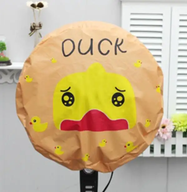Fan Cover Cute Cartoon Electric Fan Dust Classic Kitchen Living Room