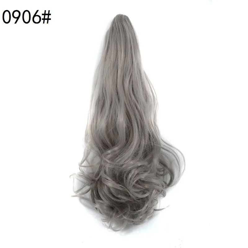 S43a1756568d542b49c6035d556df17ccf 24inch Synthetic Multicolor Horsetail Extensions Very Long And Fluffy Wavy Heat Resistant For Women Curling Pieces Mallzona