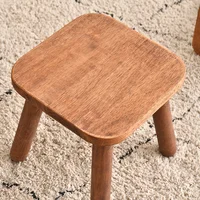 Tabouret Proxy de Alicante en Bois Massif, Petit Tabouret de Document de Brochure pour le Salon, l'Entrée, la Chambre à Coucher, la Cuisine, 1 Pièce 3