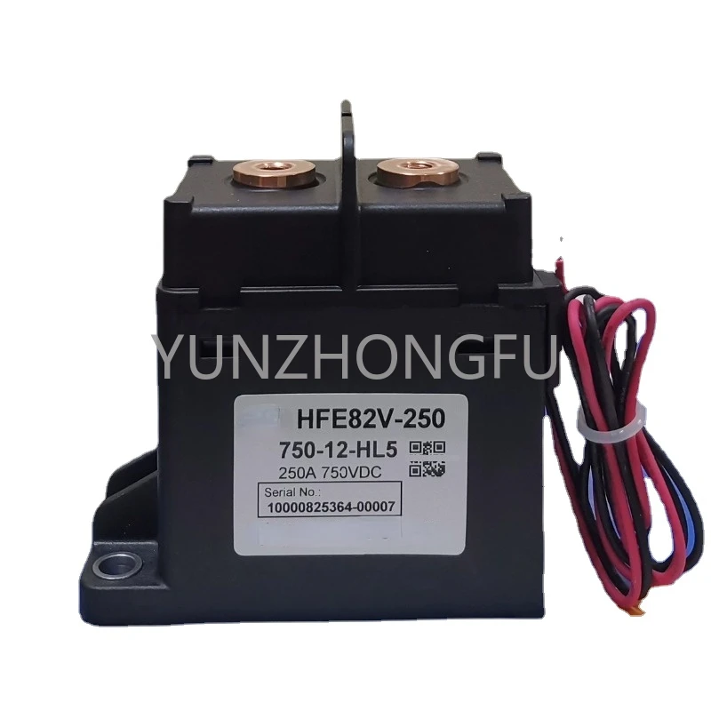 

HFE82V-250/750-12 24-HL5 High Voltage DC Relay Contactor Electric Vehicle
