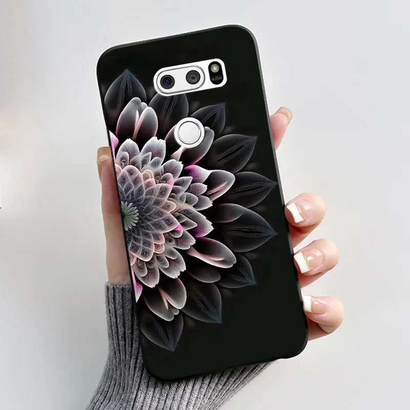 Luxury Aesthetic Black Silicon Case - Slim, Soft & Stylish Back Cover