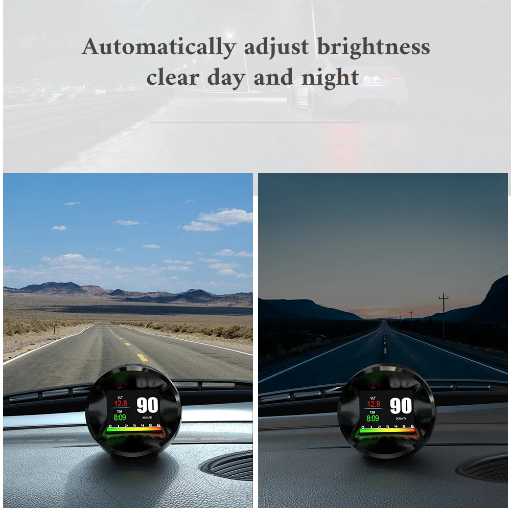 OBDHUD P11  ÷ OBD2 + GPS ڵ HUD  ӵ,   Һ ÷  ÷ º ǻ