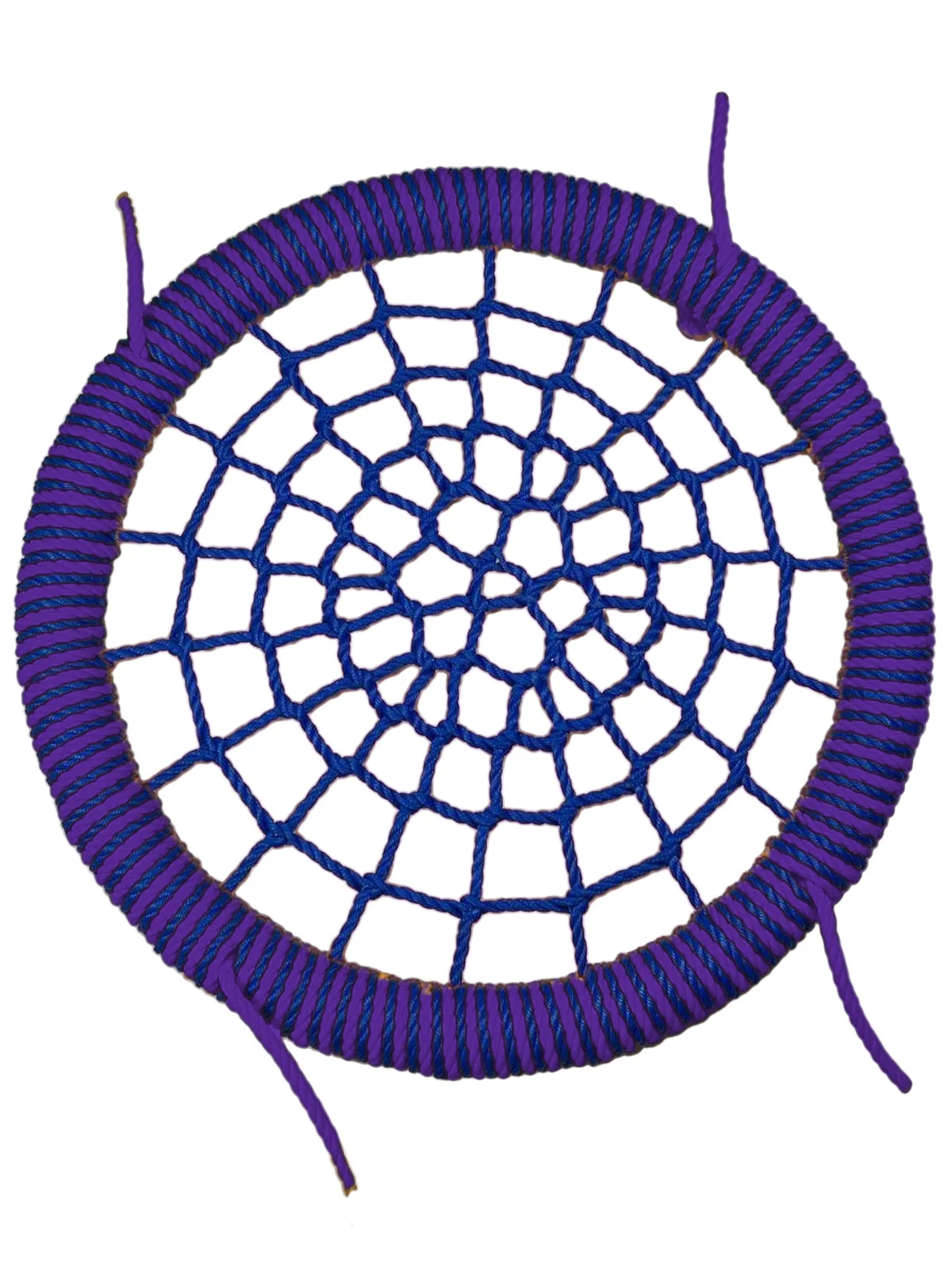 Swing socket Jinn 140 cm-Cr толщ OB 102 Kang about 16 network chain with braid crepe pp Fiol/sin CV mesh blue |