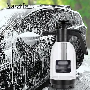 Pulverizador De Espuma Para Lavado De Coches, Bomba Manual De  Presurización, Bote De Agua, Lanza De Espuma De Nieve Con 3 Boquillas Para  Agua, Flores, Limpieza De Casa, 2l - Pistolas De