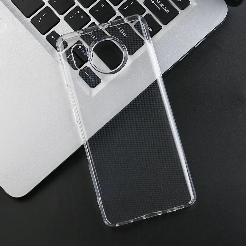 Soft Tpu Silicone Case Cover For Asus Sharp Aquos Sense 7 Sense7 Plus Phone Case Shell Plain Transparent Anti-Fall Anti-Scratch