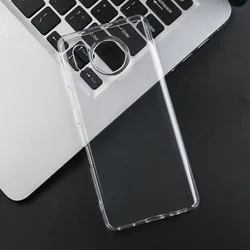 Soft TPU Silicone Phone Case - Transparent Anti-Fall & Anti-Scratch Cover for Aquos Sense 7 (Clear)