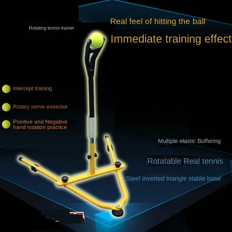 

Rotating tennis trainer portable tennis swing trainer tennis indoor batter