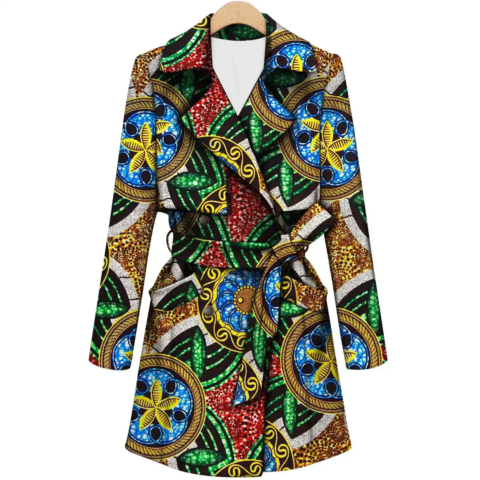 African Coats for Women Bazin Riche Ankara Print Pure Cotton Coats Private Custom Wax Batik Lining Outwear Long Jacket S1824017 трусы rcrescentini private collection by cotton club