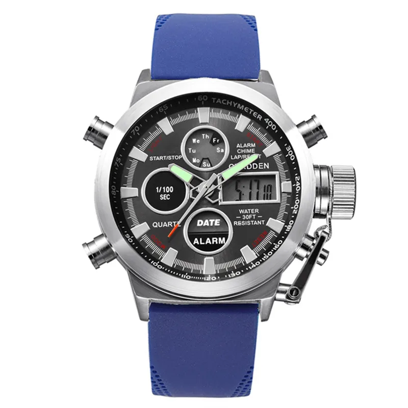 Men Original XINEW 3003 Brand Watches Boys Fashion Casual Silicone