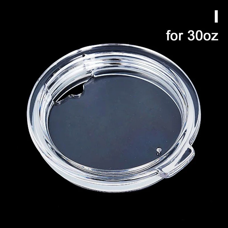 Universal Splash and Spill-Proof Plastic Cup Lid - Secure Fit