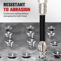 K5 antidérapant haute dureté Bit S2 fort magnétique 5A noir antidérapant tête transversale perceuse électrique tournevis électrique peu 2