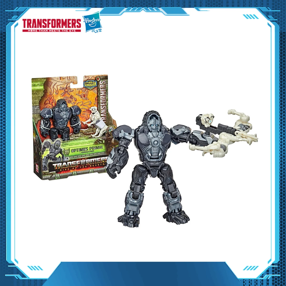 

【Pre-Order】2023/05 Hasbro Transformers 7 Rise of the Beasts Weaponizer Optimus Primal Arrowstripe Action Figure Toys Gift F4611