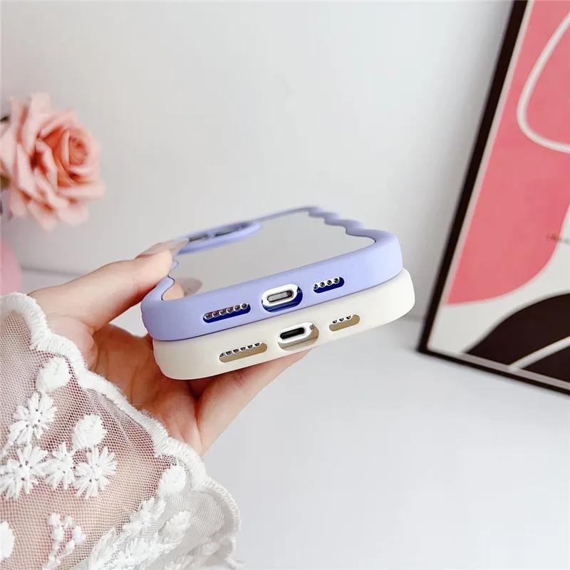 Coque de téléphone Candy Mirror pour Samsung Galaxy A52 A72 A51 A05 A11 A21S A31 A32 A12 A13 A23 A10 A50 A30 Housse en silicone souple_voghion.com