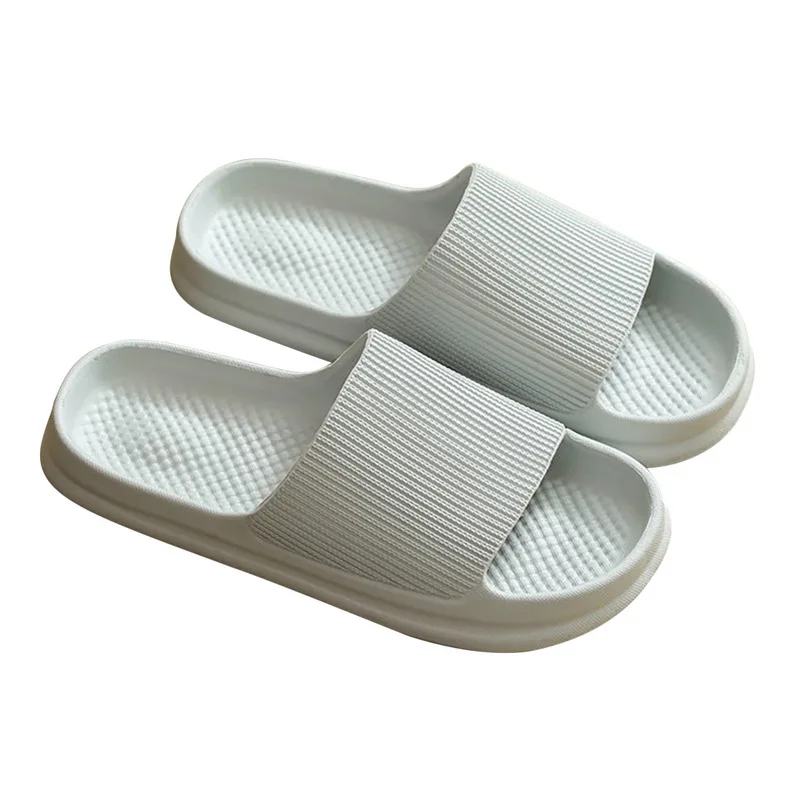 Indoor Slippers cheap 4CM Thick Bottom Cloud Slippers Non-Slip Flip Flops Men Women Beach Sandals Fashion Soft Sole EVA Indoor Slides Bathroom Slipper indoor house slippers Indoor Slippers