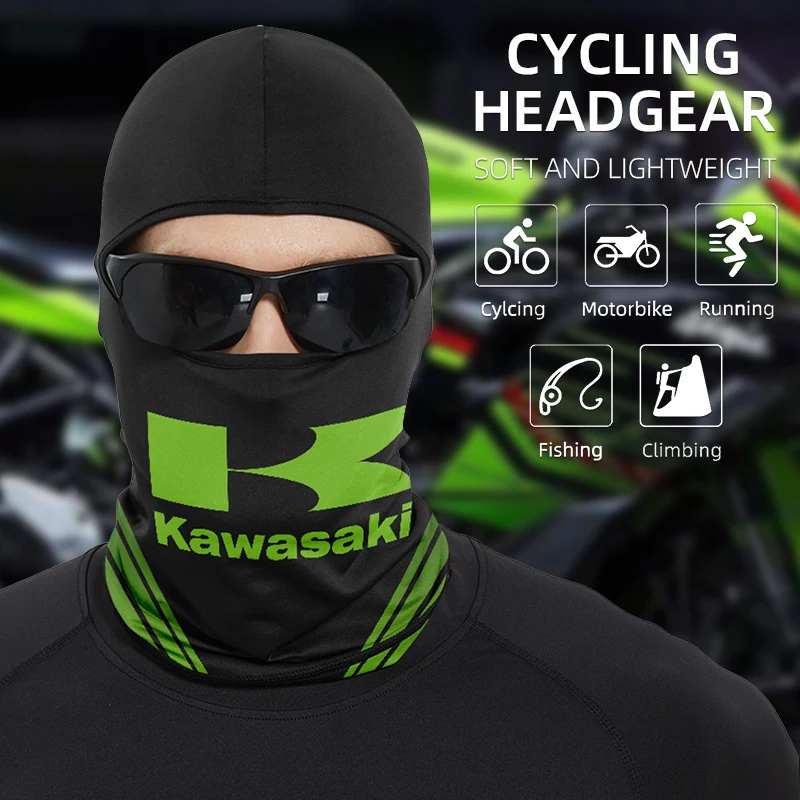 دراجة نارية كامل الوجه قبعة الشمس المضادة للأشعة فوق البنفسجية حماية الرياضة واقي الوجه غطاء للذراع لكاواساكي Z400 Z900 Z1000 Z800 Z750 Z300 Z650