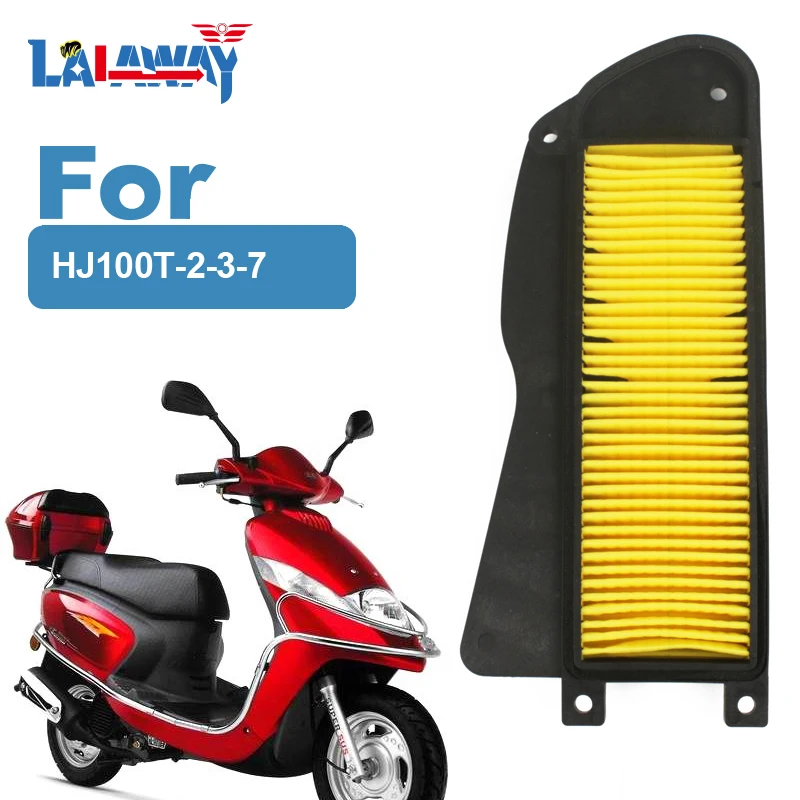 

Scooter Motorcycle Air Filter Motor Bike Intake Cleaner For Haojue Suzuki HJ100T-2-3-7, Air Filter