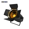 1/2/4pcs LED 200W COB Linear Zoom Par Warm+Cool White Lighting With Baffle DMX512 For DJ  Stage Light Wedding Restaurant Theater 1