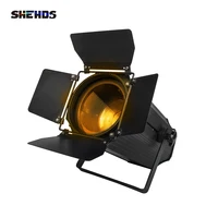 1/2/4pcs LED 200W COB Linear Zoom Par Warm+Cool White Lighting With Baffle DMX512 For DJ  Stage Light Wedding Restaurant Theater 1