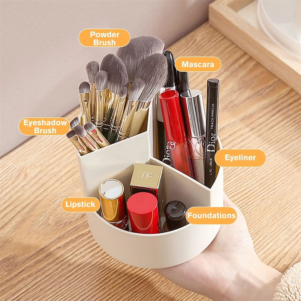 Brush Holder 360&deg; Swivel Makeup Brush Container Storage