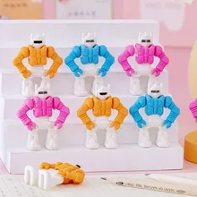 

Robot Modeling Eraser Elementary School Student Creative Cartoon Eraser