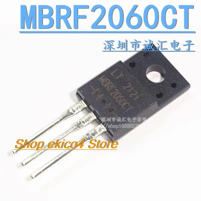 

10pieces Original stock MBRF2060CT TO-220AB 60V/20A