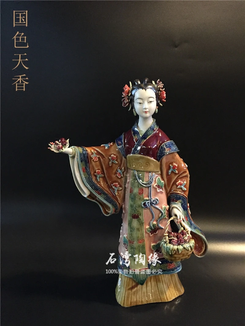 

Ceramic home accessories ancient beauty fashion accessories TV cabinet decoration