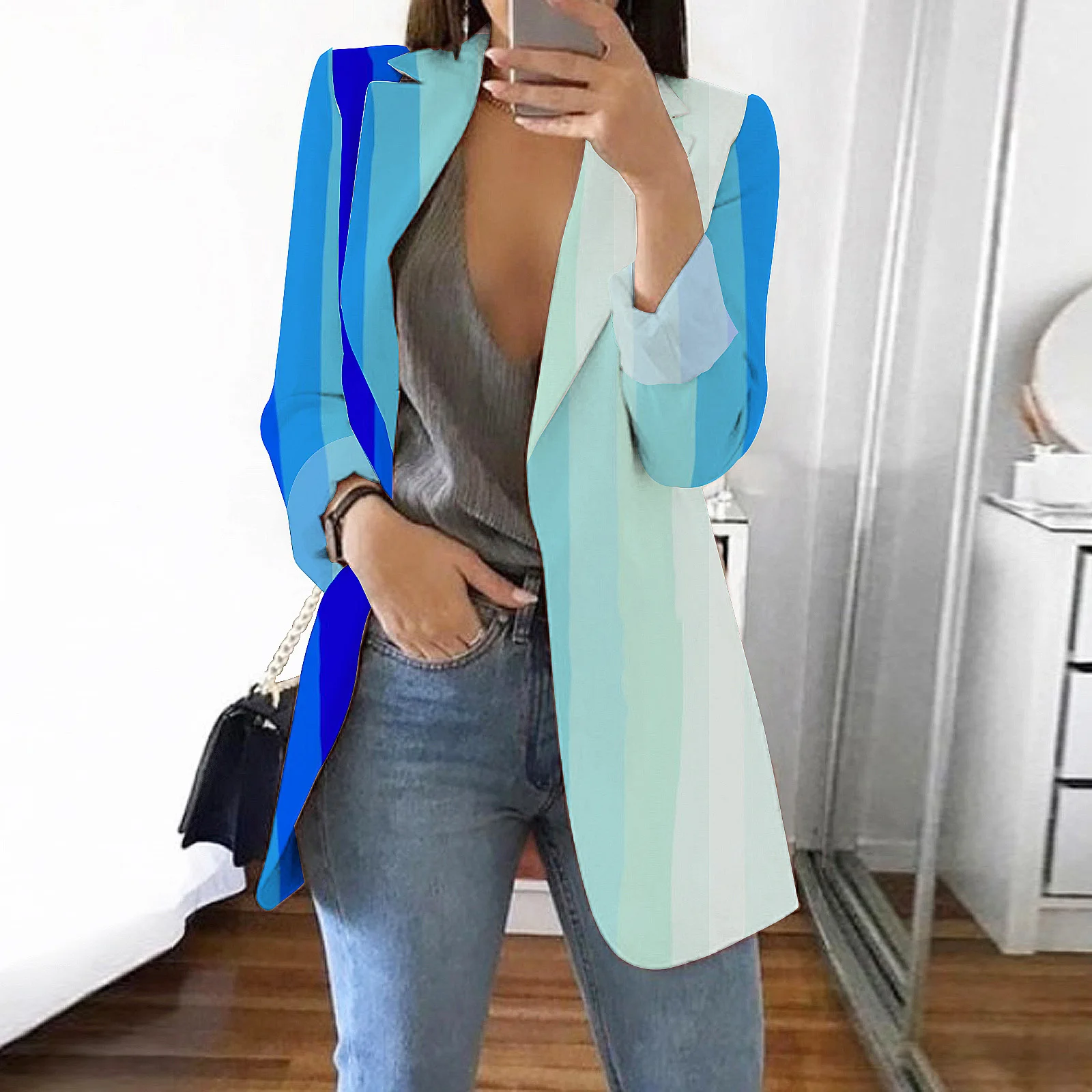 Blazers Women Simple Classic Soft Elegant Simple All-match Comfortable Elegant Chic Coats Fashion Top New