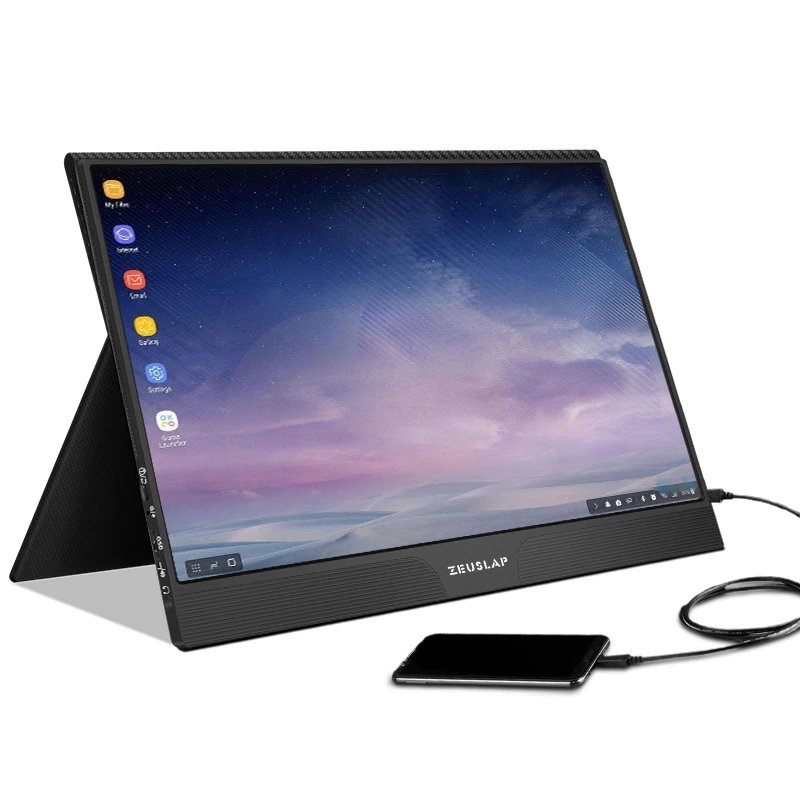 ZEUSLAP ޴ , USB C Ÿ HDMI ȣȯ ǻ ÷, PS4 ġ Xbox One Ʈ ޴, 15.6 ġ