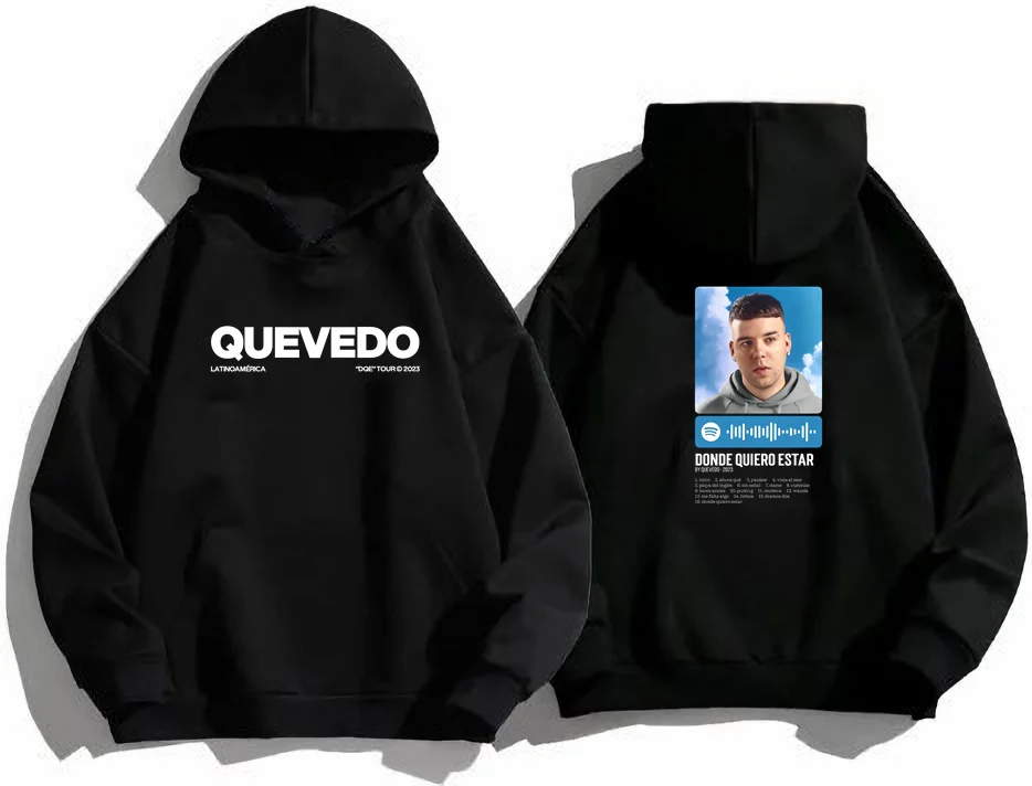 aliexpress.com - Four Seasons Hoodie Rapper Quevedo Printed Top Men Women Casual Cotton Hoodie