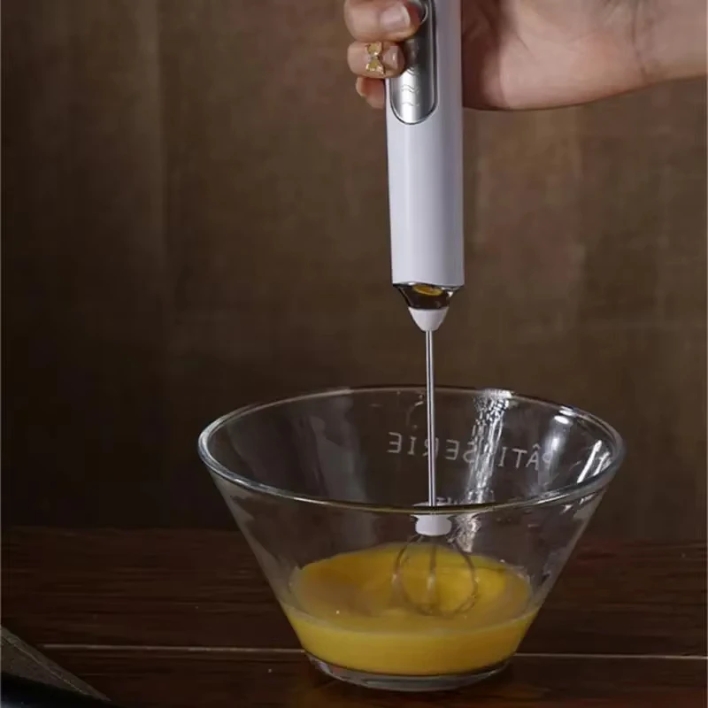 Handheld mixer, electric mixer, milk coffee mixer, wireless mini beverage mixer, frother, household kitchen mixing tool 3
