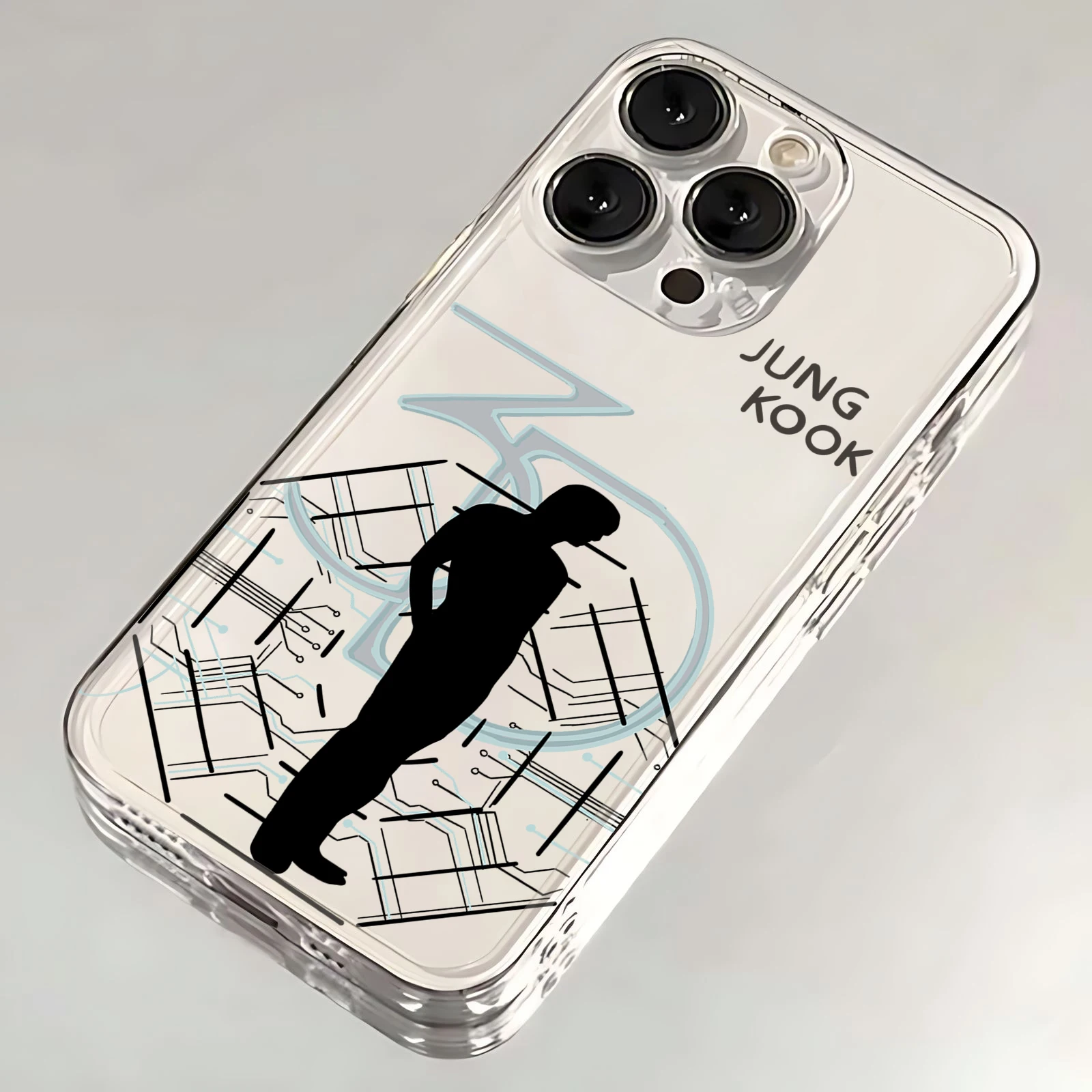 J-JUNGKOOK 3D JK Phone Case For iPhone 16 15 14 13 12 11