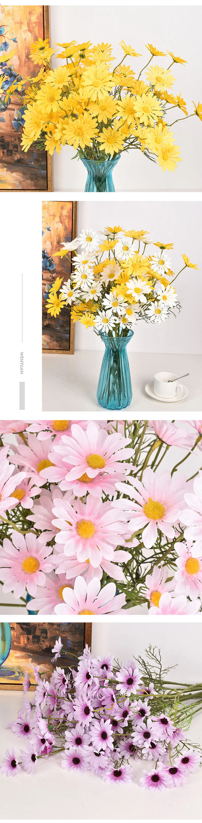 Artificial Daisy Flower Bouquet